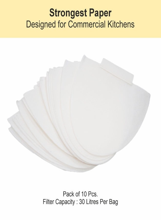 Oddy Hot Cooking Oil Filter Bags, 30 litres Filteration Capacity of Each Bag, Cooking Oil Strainer Pack of 10 Filter Bags for Kitchen, Cafes & Resturants - Image 3